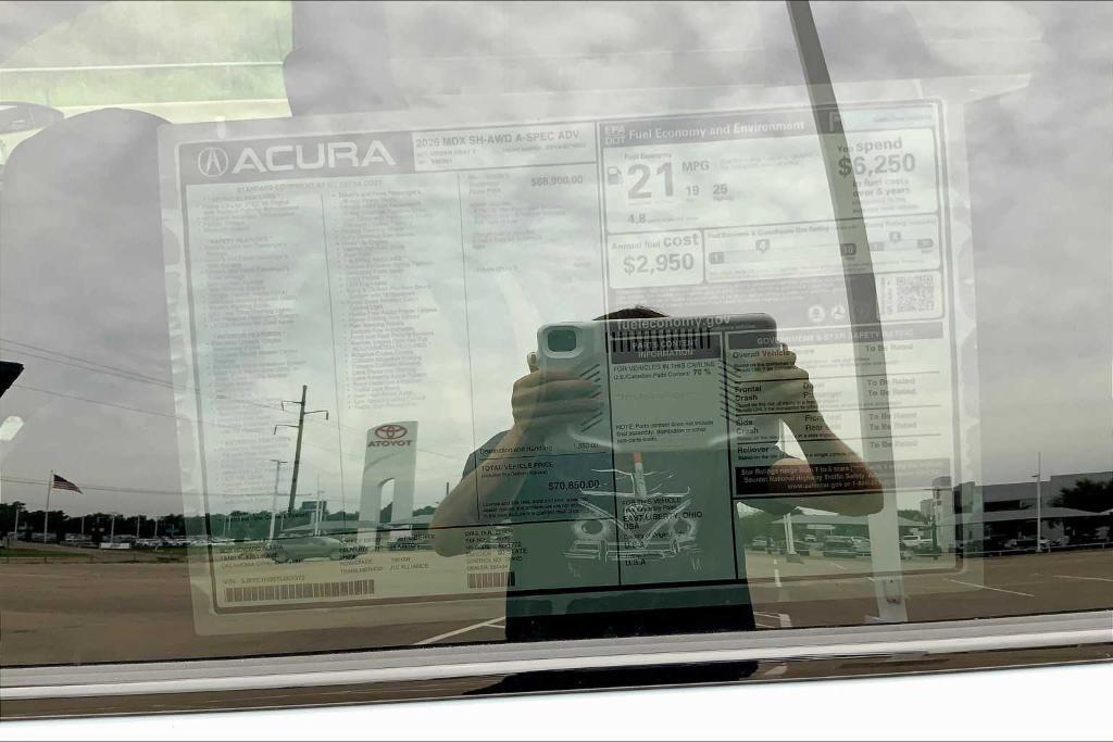 new 2026 Acura MDX car, priced at $72,345