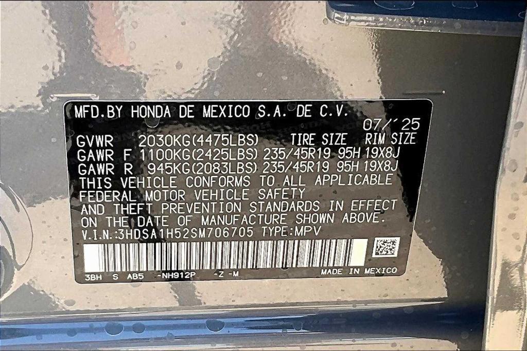new 2025 Acura ADX car, priced at $41,445