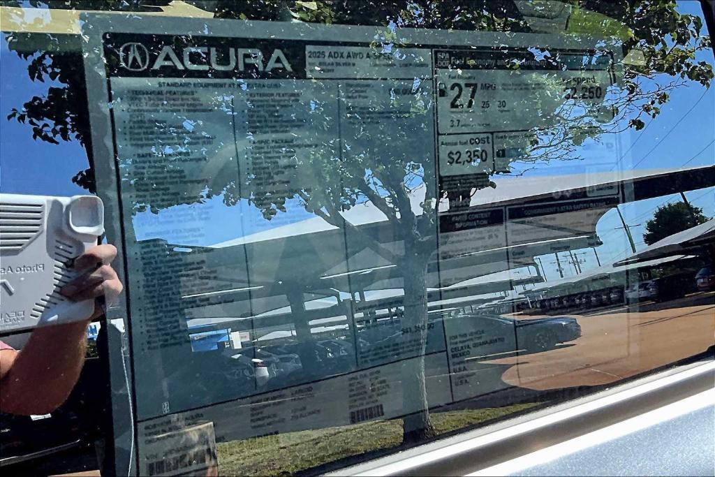 new 2025 Acura ADX car, priced at $42,845