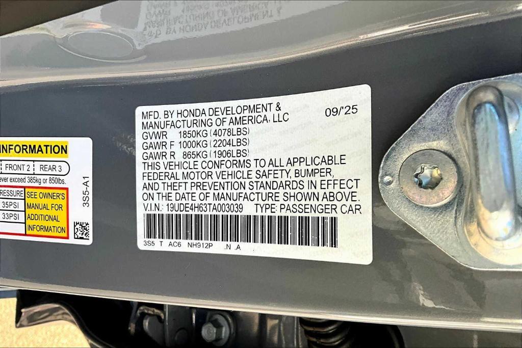 new 2026 Acura Integra car, priced at $40,995