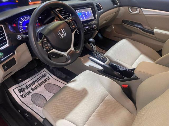 used 2015 Honda Civic car, priced at $13,900