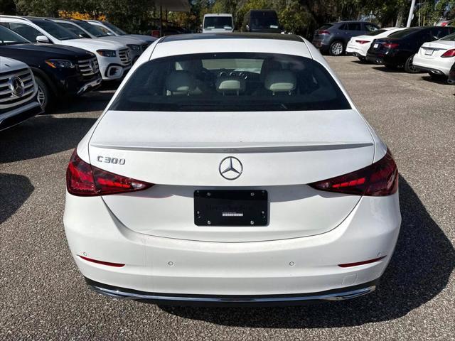 new 2024 Mercedes-Benz C-Class car, priced at $50,210