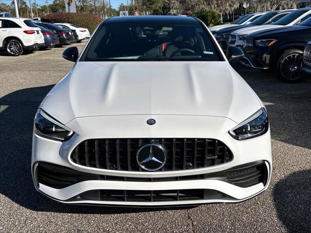 new 2025 Mercedes-Benz AMG C 43 car, priced at $72,355