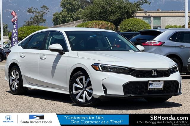 new 2025 Honda Civic car, priced at $25,855