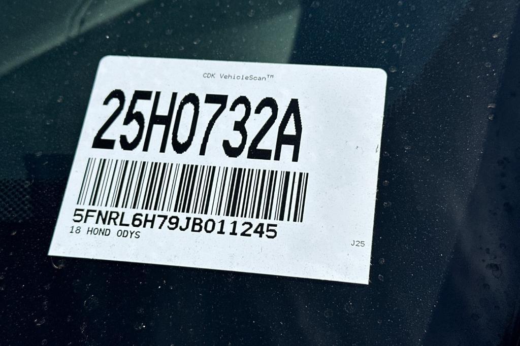 used 2018 Honda Odyssey car, priced at $21,599