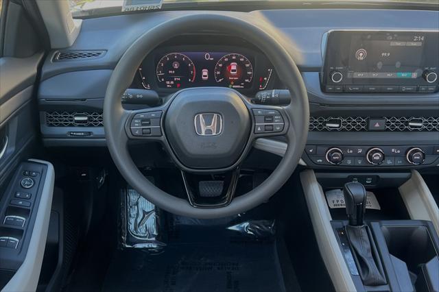 new 2025 Honda Accord car, priced at $31,710