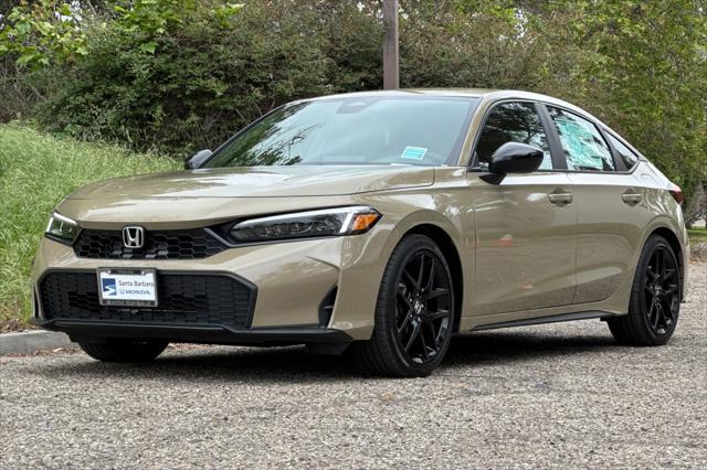 new 2025 Honda Civic car, priced at $29,055