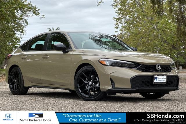 new 2025 Honda Civic car, priced at $29,055