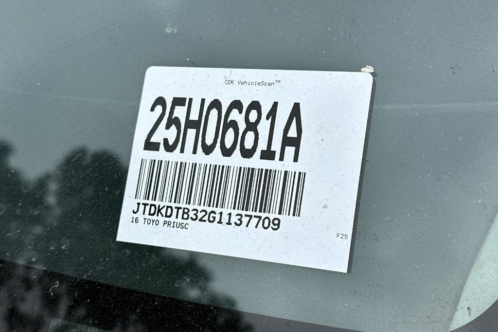 used 2016 Toyota Prius c car, priced at $13,900