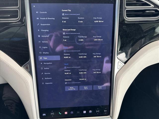 used 2017 Tesla Model X car, priced at $29,312