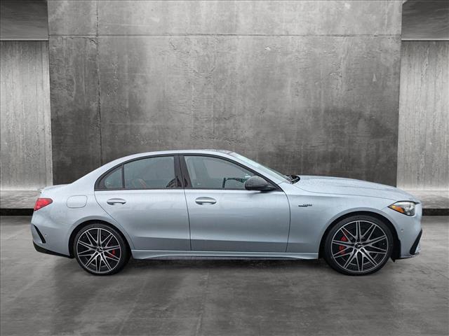 new 2024 Mercedes-Benz AMG C 43 car, priced at $77,360