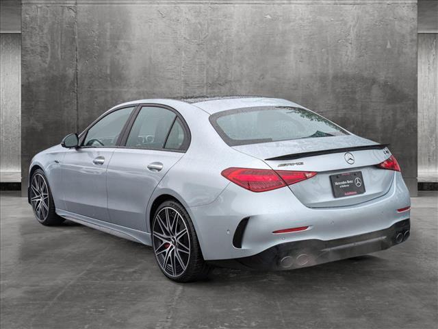 new 2024 Mercedes-Benz AMG C 43 car, priced at $77,360