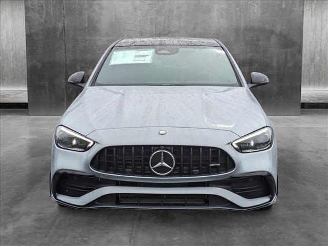 new 2024 Mercedes-Benz AMG C 43 car, priced at $77,360