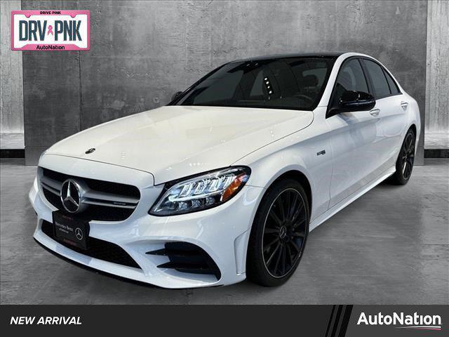 used 2019 Mercedes-Benz AMG C 43 car, priced at $37,995