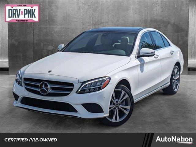 used 2021 Mercedes-Benz C-Class car, priced at $35,990