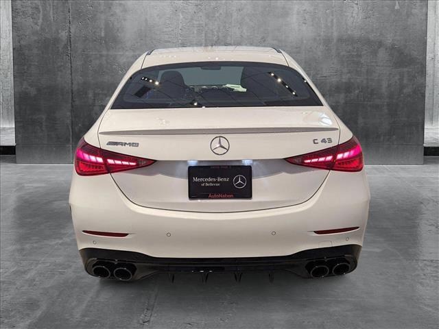 new 2025 Mercedes-Benz AMG C 43 car, priced at $68,085