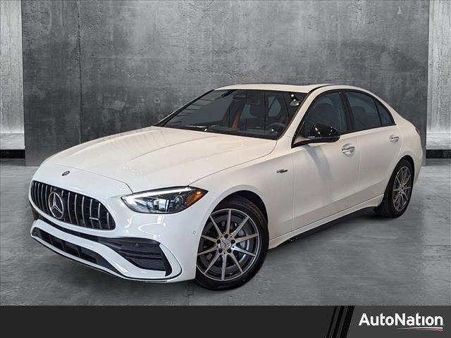 new 2025 Mercedes-Benz AMG C 43 car, priced at $68,085