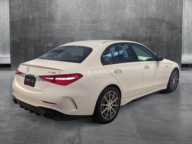 new 2025 Mercedes-Benz AMG C 43 car, priced at $68,085