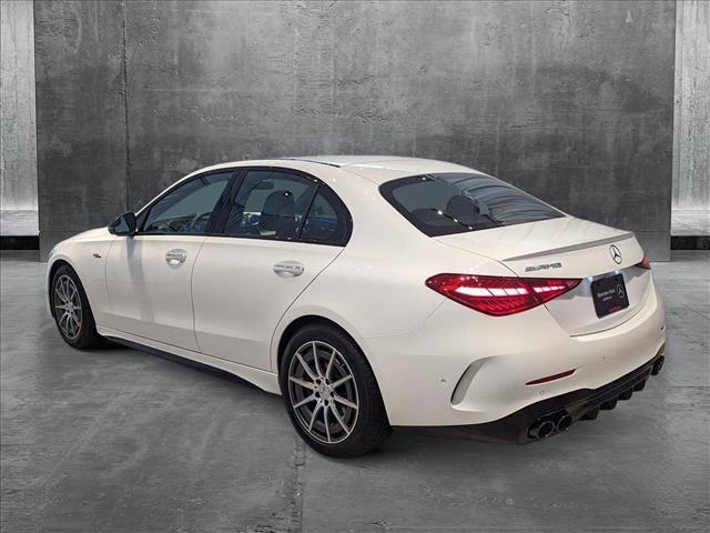 new 2025 Mercedes-Benz AMG C 43 car, priced at $68,085