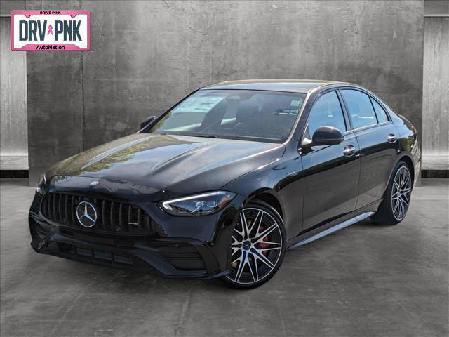new 2024 Mercedes-Benz AMG C 43 car, priced at $75,555