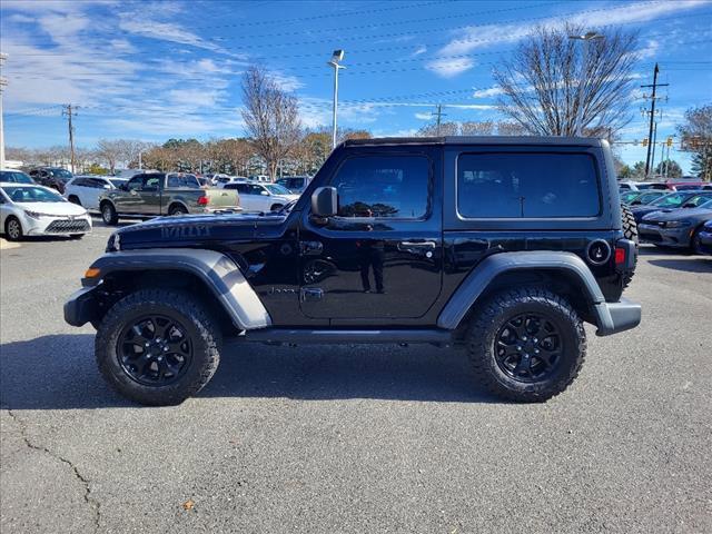 used 2021 Jeep Wrangler car, priced at $28,888