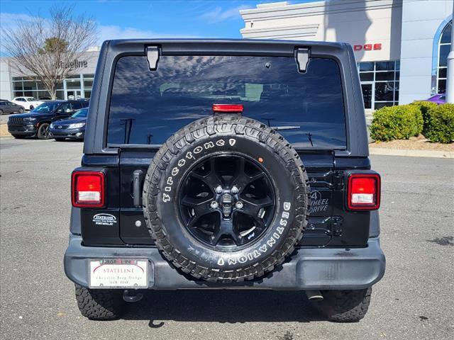 used 2021 Jeep Wrangler car, priced at $28,888