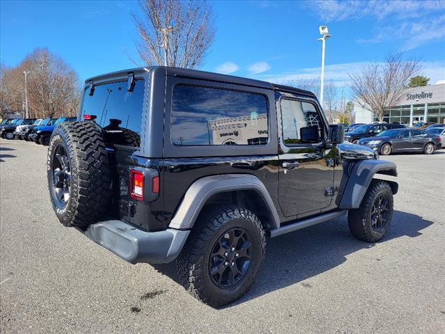 used 2021 Jeep Wrangler car, priced at $28,888