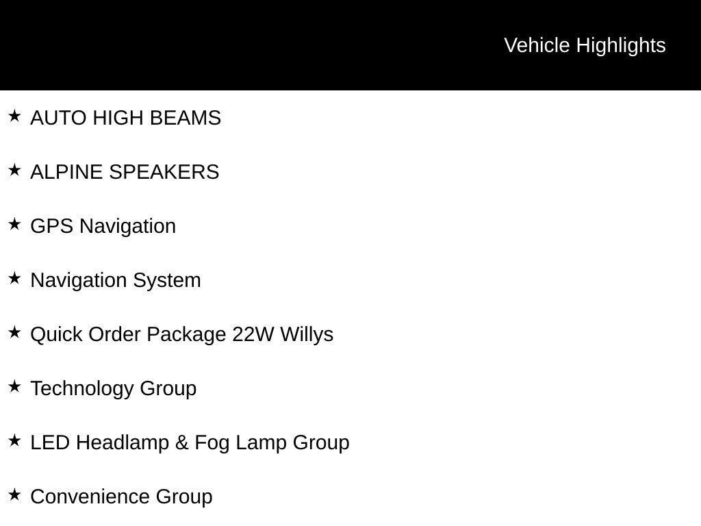 used 2022 Jeep Wrangler car, priced at $32,500