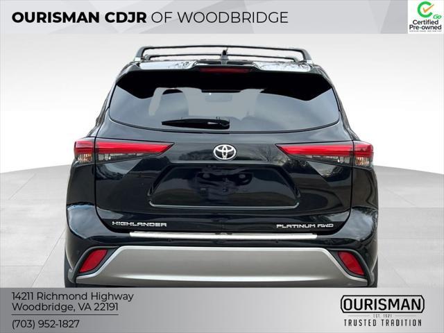 used 2022 Toyota Highlander car, priced at $41,000