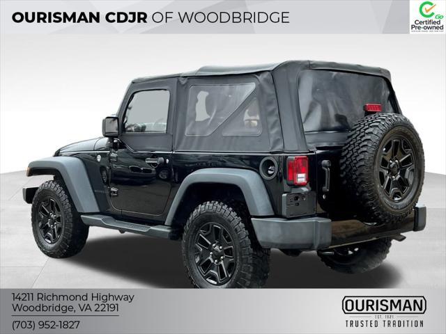 used 2016 Jeep Wrangler car, priced at $19,500