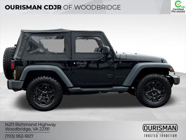 used 2016 Jeep Wrangler car, priced at $19,500