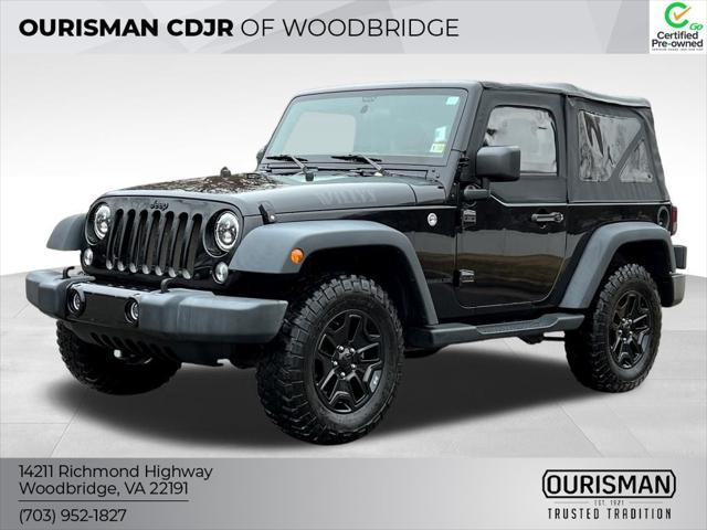 used 2016 Jeep Wrangler car, priced at $19,500