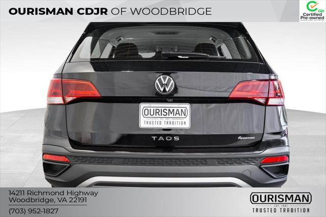 used 2022 Volkswagen Taos car, priced at $20,000