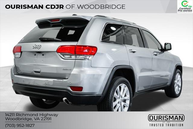 used 2017 Jeep Grand Cherokee car, priced at $19,000