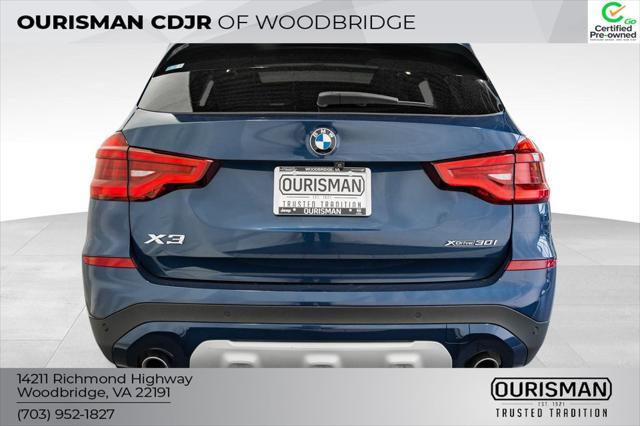 used 2020 BMW X3 car, priced at $28,500