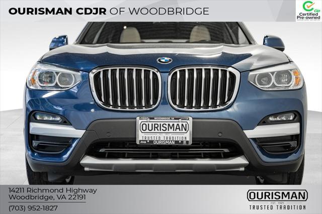 used 2020 BMW X3 car, priced at $28,500