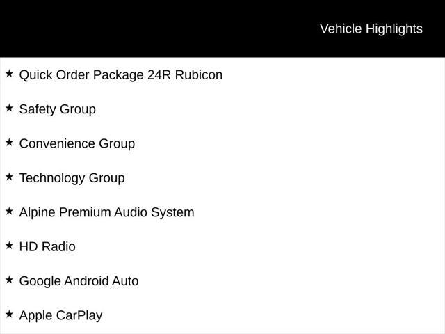 used 2024 Jeep Wrangler car, priced at $46,000
