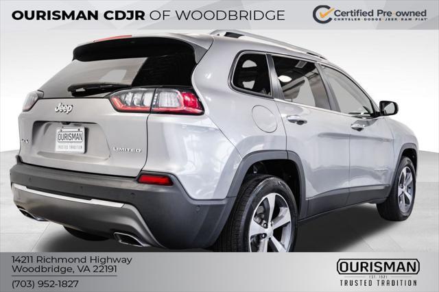 used 2021 Jeep Cherokee car, priced at $21,000