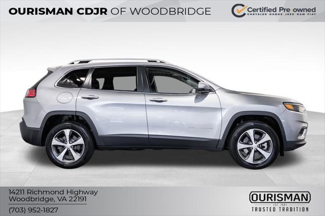 used 2021 Jeep Cherokee car, priced at $21,000
