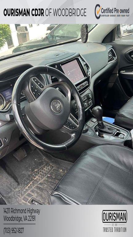 used 2021 Jeep Cherokee car, priced at $22,000