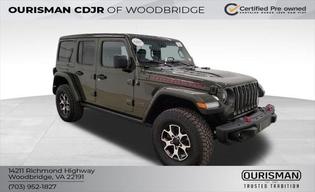 used 2021 Jeep Wrangler Unlimited car, priced at $34,500