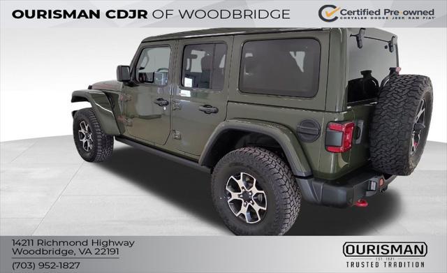 used 2021 Jeep Wrangler Unlimited car, priced at $34,500