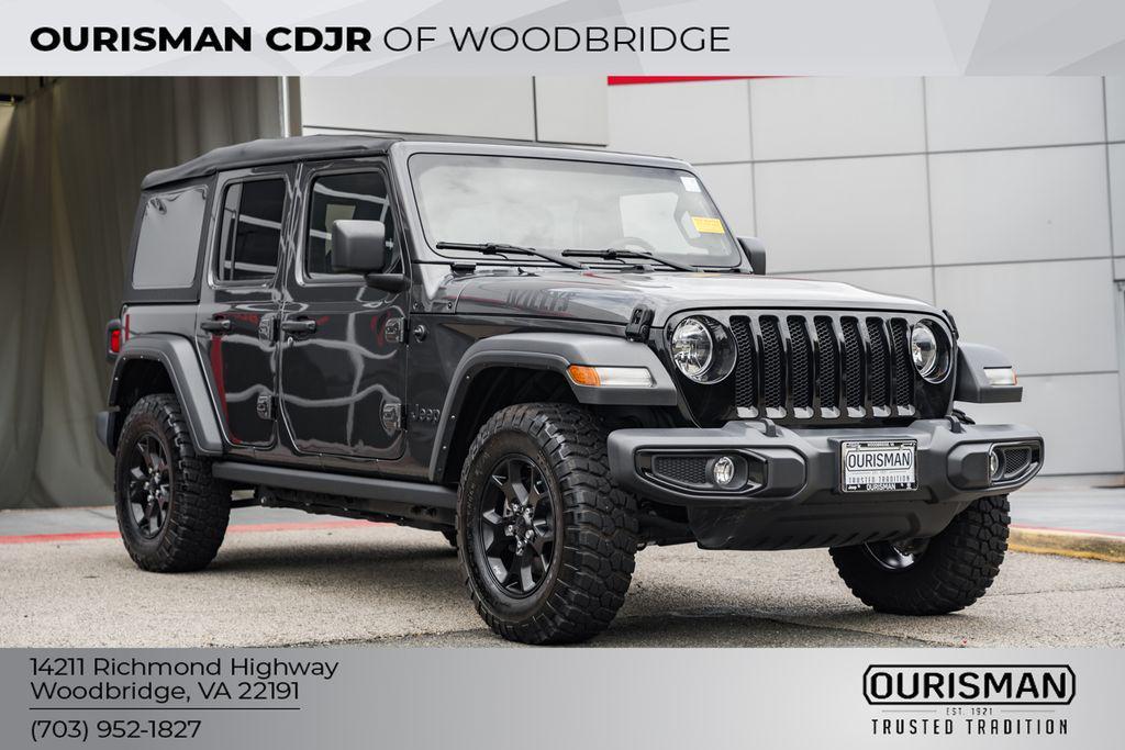 used 2022 Jeep Wrangler Unlimited car, priced at $33,000