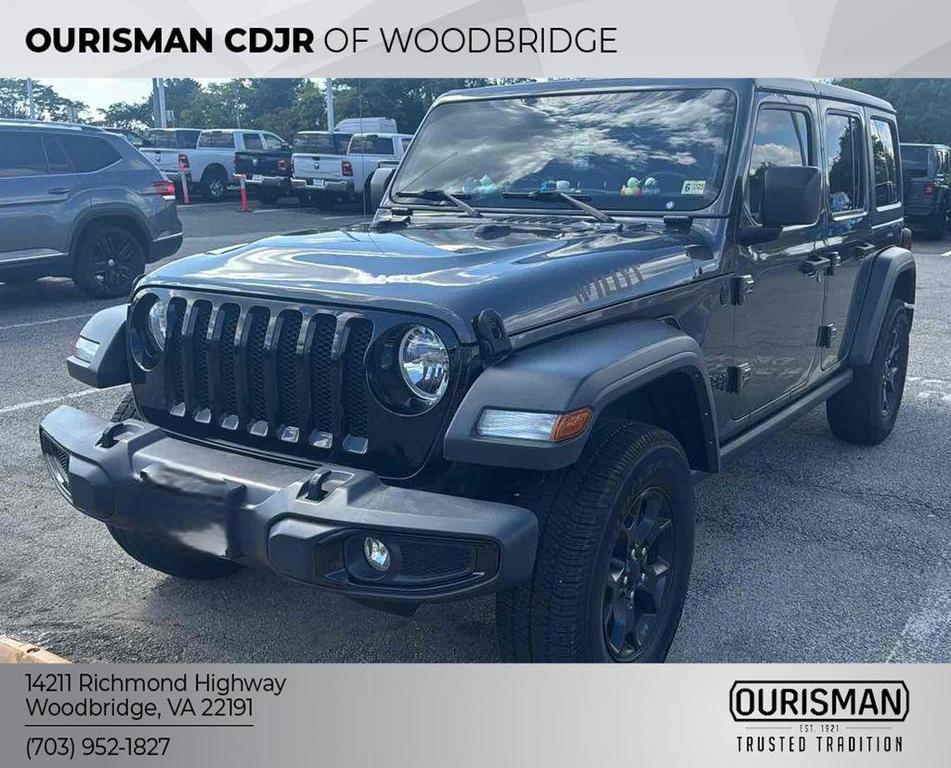 used 2021 Jeep Wrangler Unlimited car, priced at $28,000