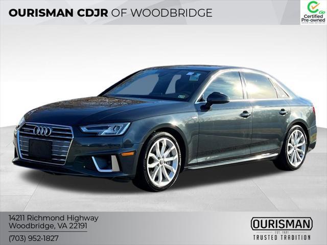 used 2019 Audi A4 car, priced at $18,000