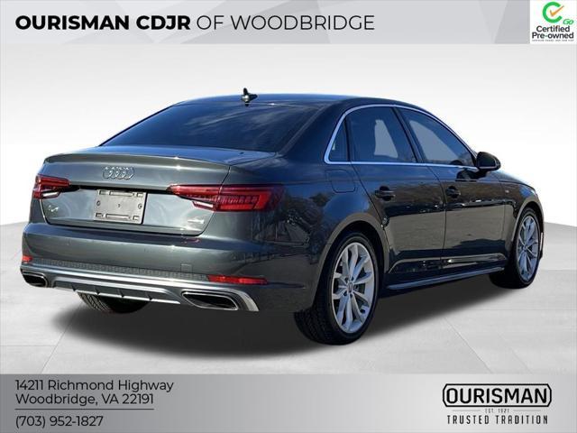 used 2019 Audi A4 car, priced at $18,000