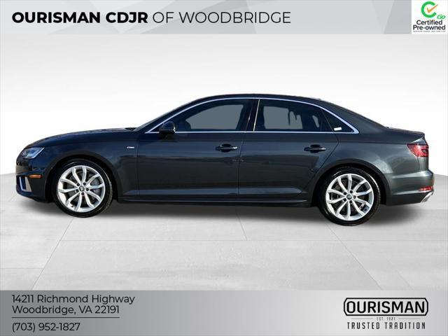 used 2019 Audi A4 car, priced at $18,000