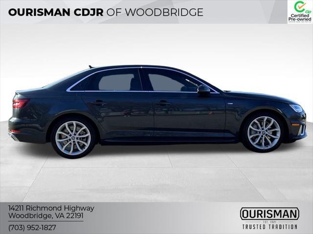 used 2019 Audi A4 car, priced at $18,000