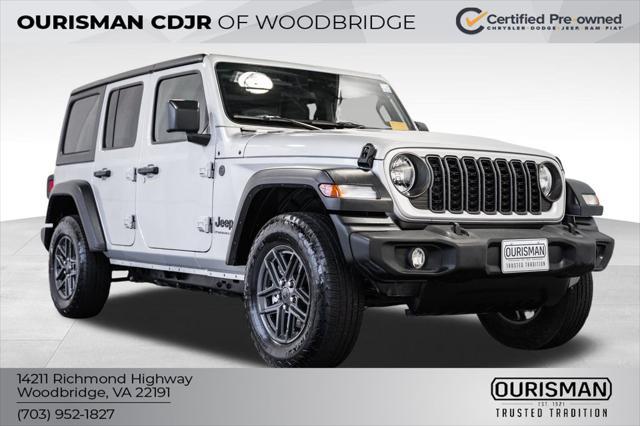 used 2024 Jeep Wrangler car, priced at $34,500