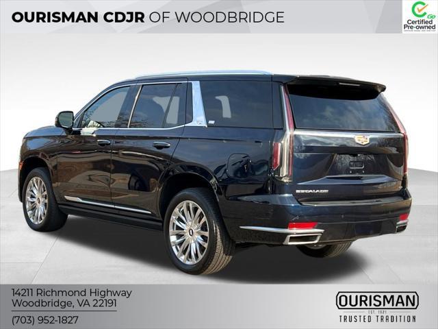 used 2022 Cadillac Escalade car, priced at $62,500